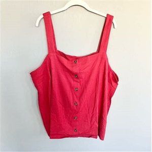 Market and Spruce Tenley Button Front Tank Top NWT